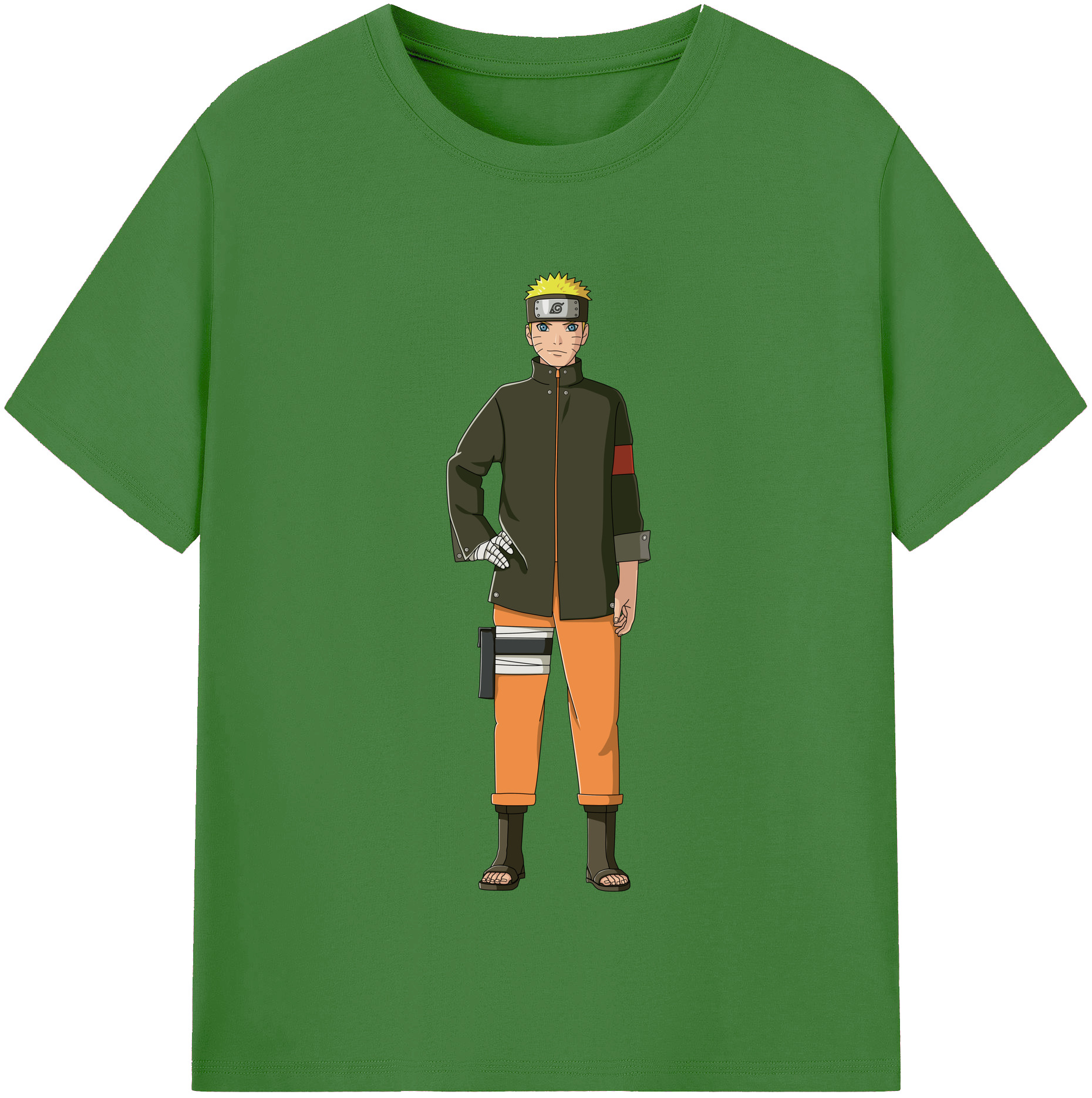 （画像用） NARUTO -ナルト- うずまき ナルト Uzumaki Naruto レディースカジュアルプリントTシャツ（綿100％）